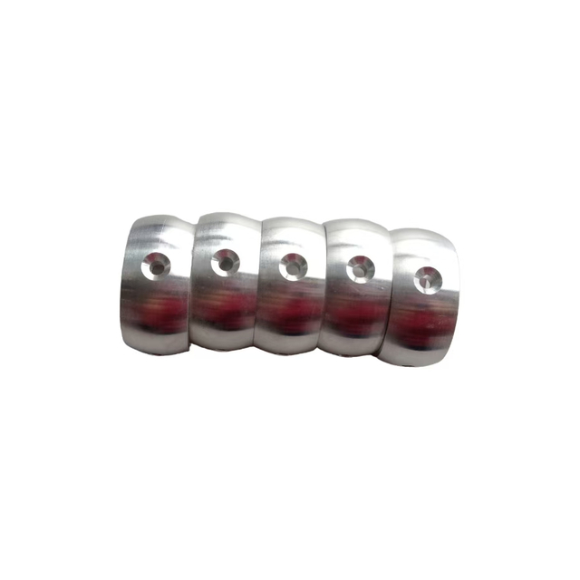 Cincin Paduan Aluminium Mesin CNC Presisi, Sesuai Pesanan