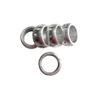 Cincin Paduan Aluminium Mesin CNC Presisi, Sesuai Pesanan
