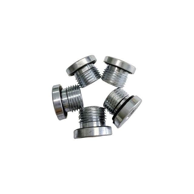 Steker Countersunk Baja Karbon dengan Segel Viton, Benang Paralel