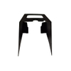 Frigus Rolled Steel Sheet Metal Router Cover cum pulvere Coat Black Textured Semi-gloss Surface