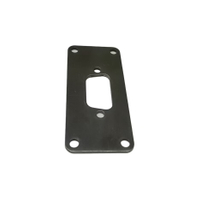 303 Stainless Steel Stamped Cover End Plate na may #4 Brushed Satin Surface