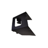 Frigus Rolled Steel Sheet Metal Router Cover cum pulvere Coat Black Textured Semi-gloss Surface